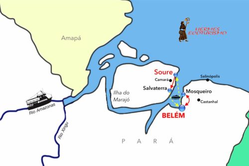 MAPPA FOCE RIO AMAZONAS