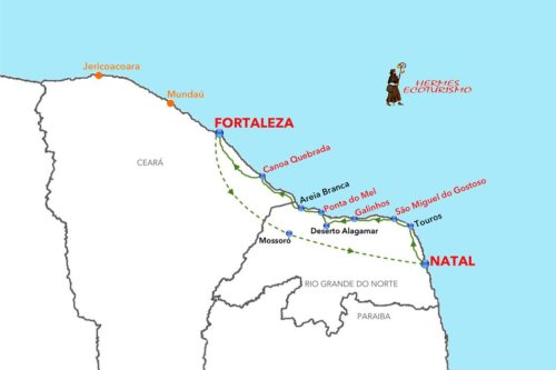 MAPPA ROTTA DELLE DUNE